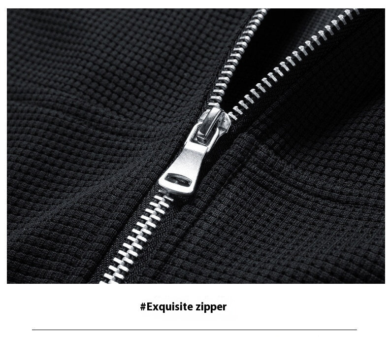 Tendance de mode homme Waffle à capuche Casual Sports Suit