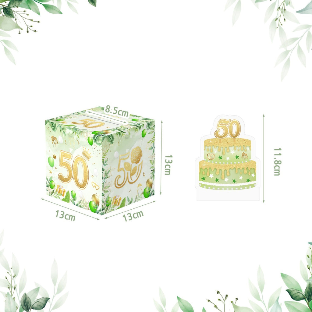 Boîte à monnaie du 50e anniversaire pour les dons en espèces