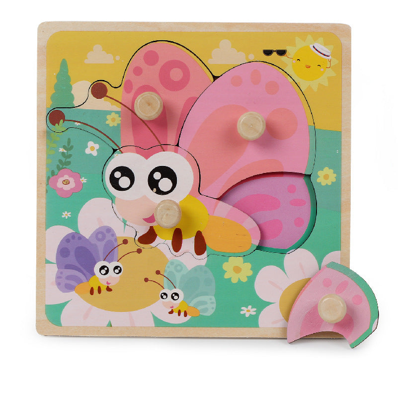 Jouets en bois de table de Puzzle d'épingle pour enfants
