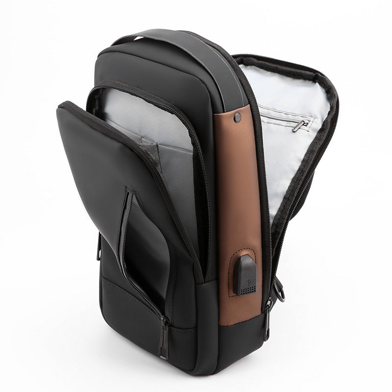 Sac de coffre antivol de moto pour hommes Casual Crossbody Outdoor