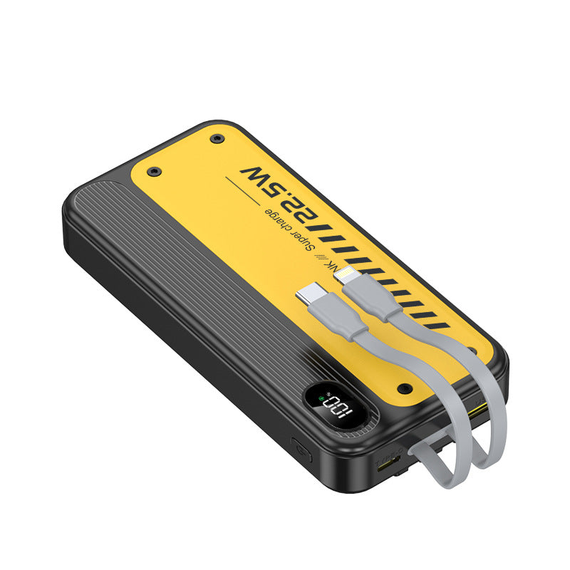 225W charge rapide avec câble grande capacité de puissance portable