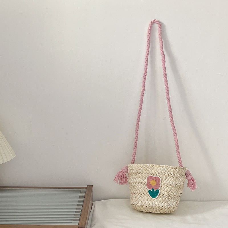 Sac de messager tricoté pour enfants