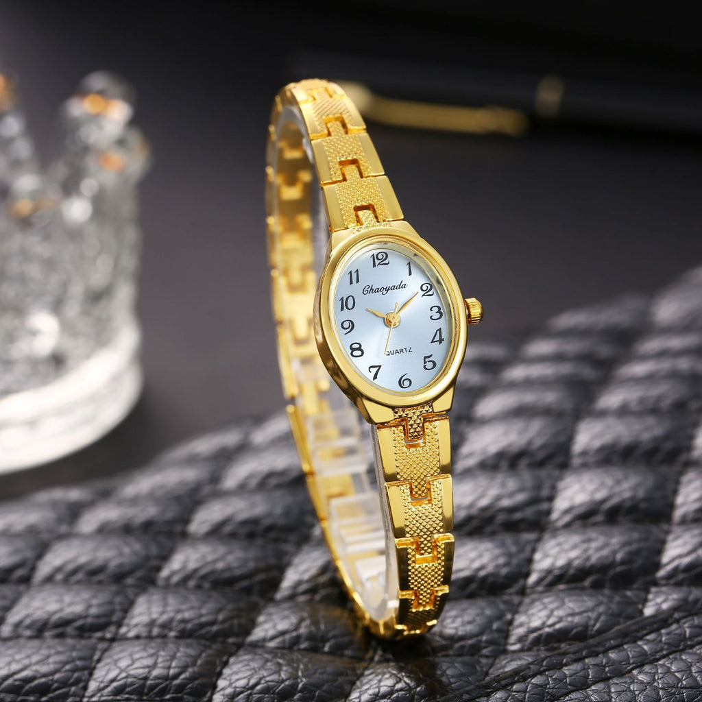 Montre bracelet ovale de style Instagram