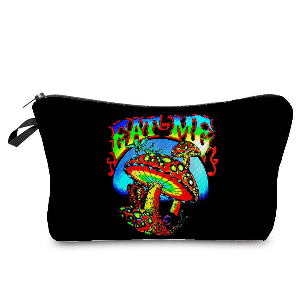 Fantasy Mushroom Pattern Mushroom Printing Sac cosmétique