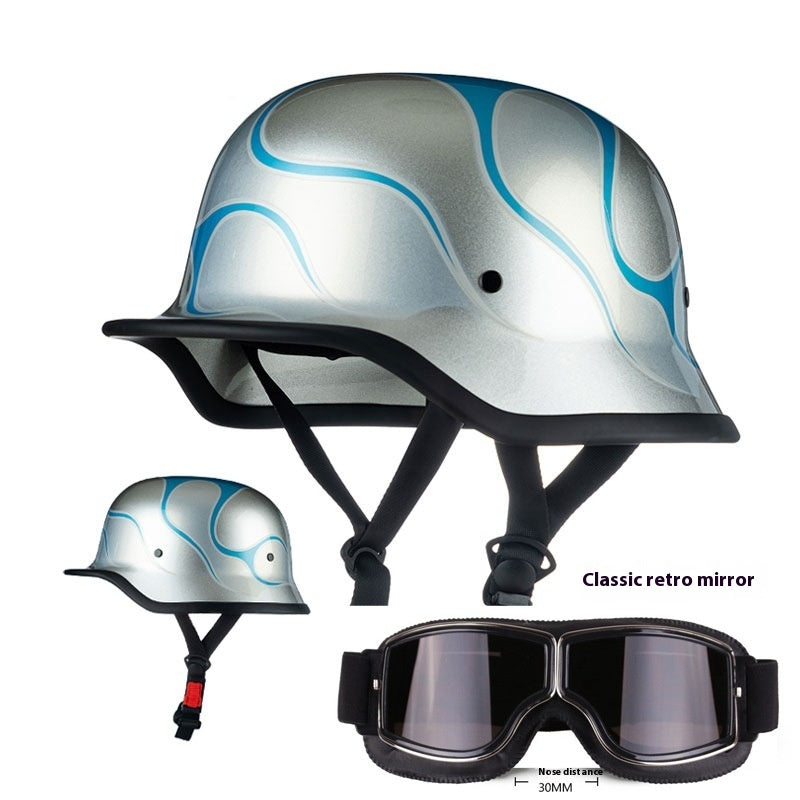 Casque de moto rétro allemand 3C