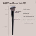 Brosse de maquillage souple et illuminante pour masques sans encombre