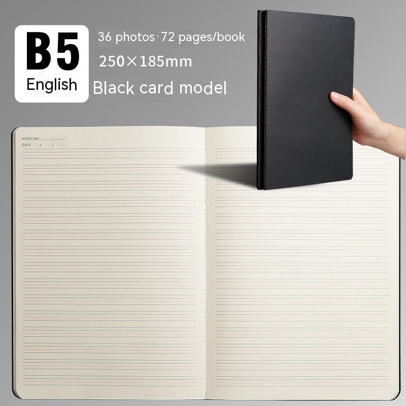 B5 Cahier d'exercices étudiant Livre de papier Kraft