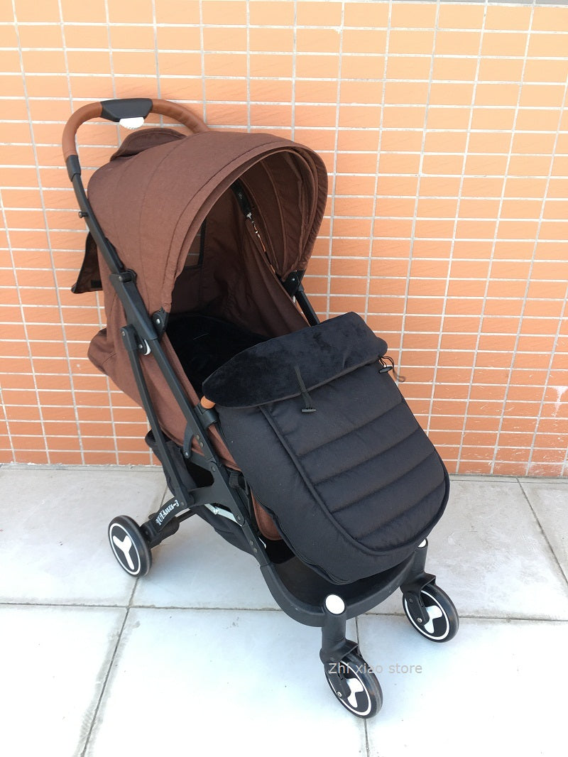 Poussette bébé Sac de couchage Couverture chaude pare-brise épais