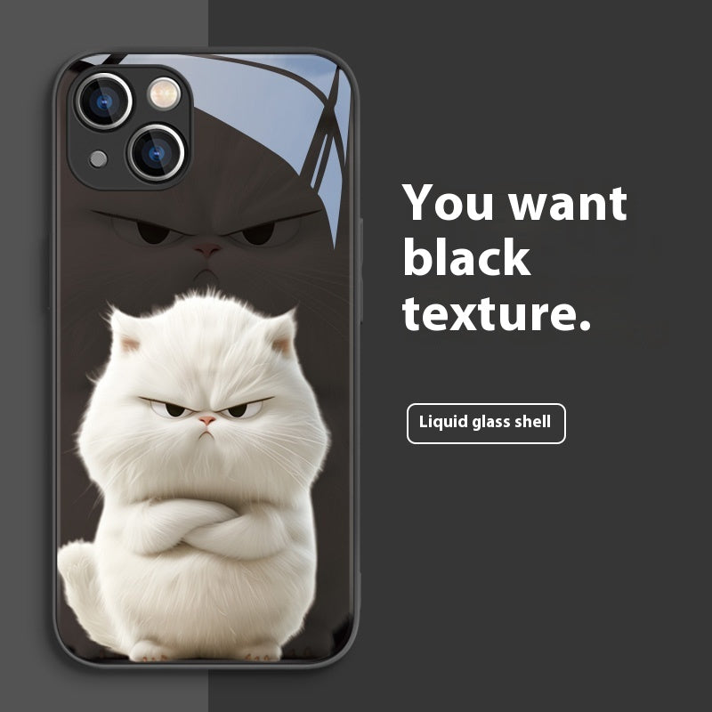 Dossier de téléphone chat Niche amusant et mignon