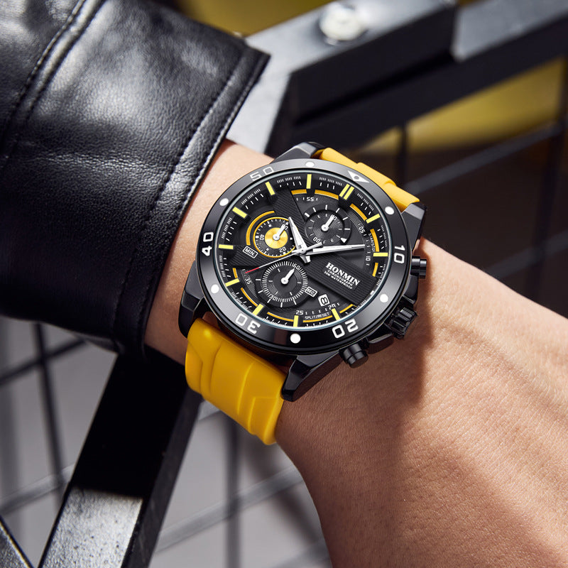 Montre Quartz Sportive Casual Homme Multifonction