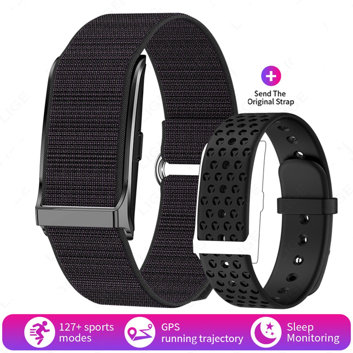 Élégant et polyvalent en plein air Smart Watch Health Detection Fitness Exercice