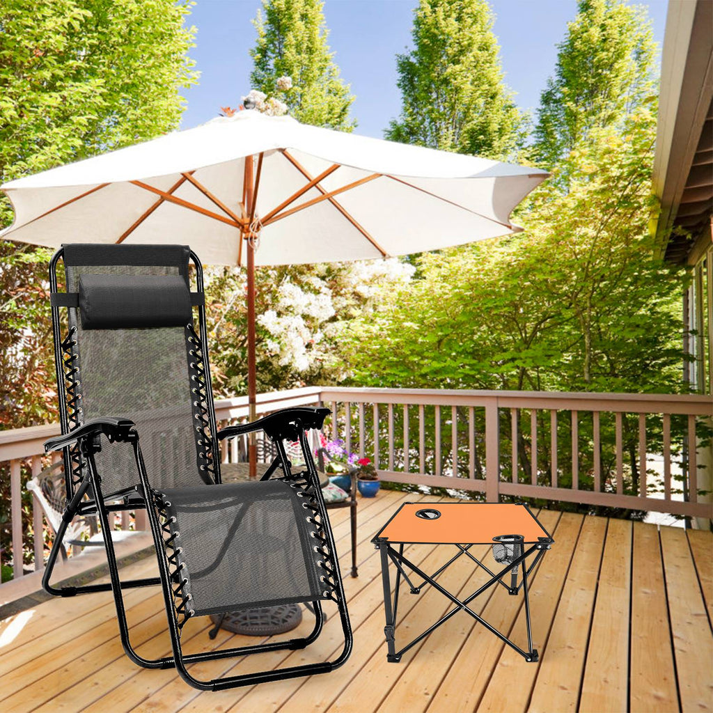 1Pc 2Pc Options Table de camping pliable Table de pique-nique portable Bureau de voyage léger avec