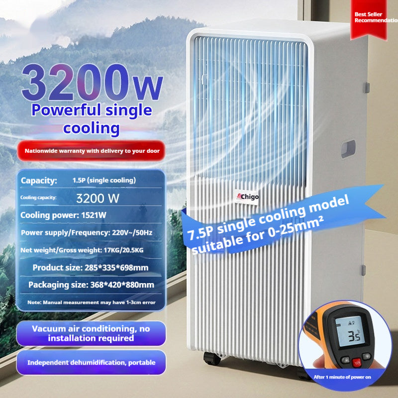 Mini-climatiseur portable double-mode pour la location à domicile