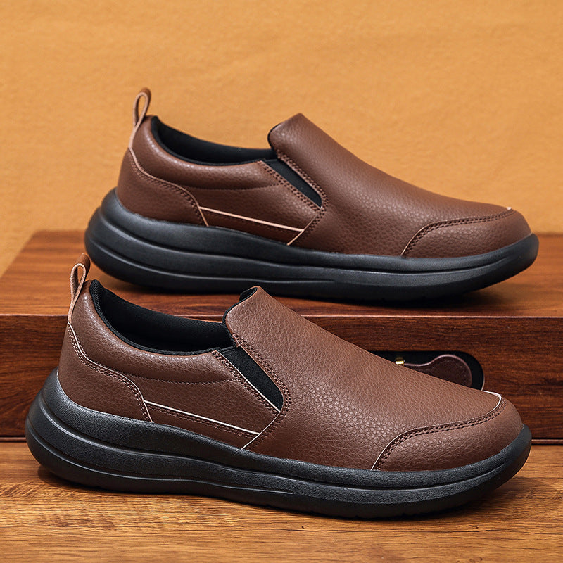 Hommes Léger Chaussures de marche en cuir de luxe pour porter occasionnel
