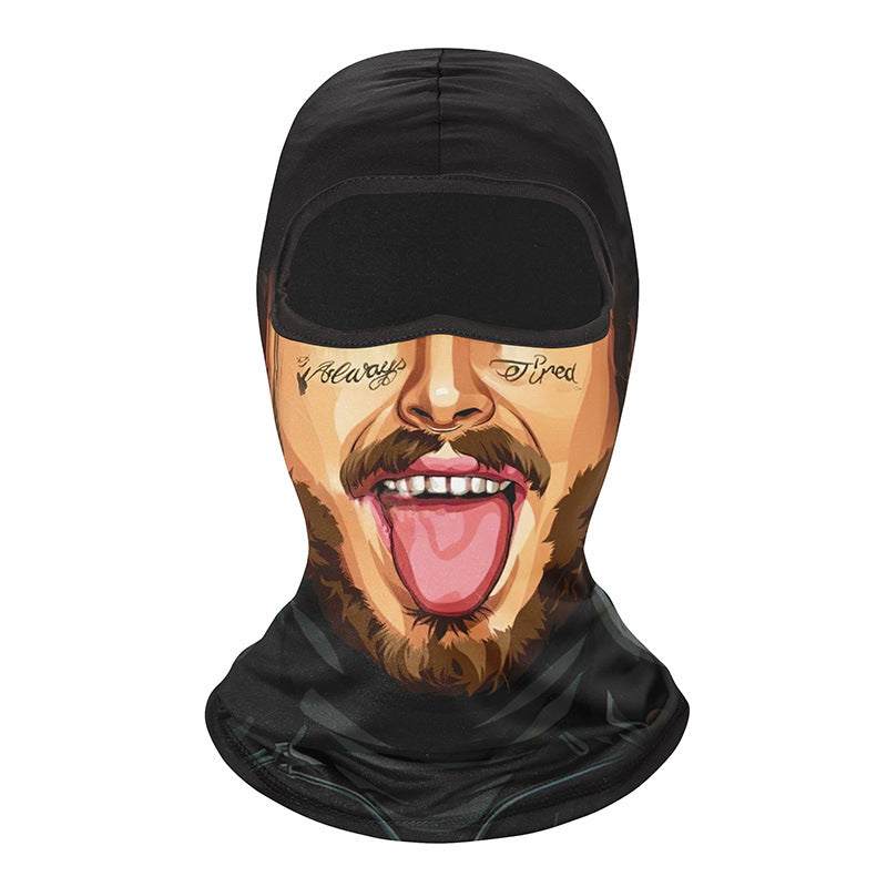 Masque de cyclisme extérieur Écharpe Soleil bloc et écharpe imperméable Linge de vélo Respirant Sports H