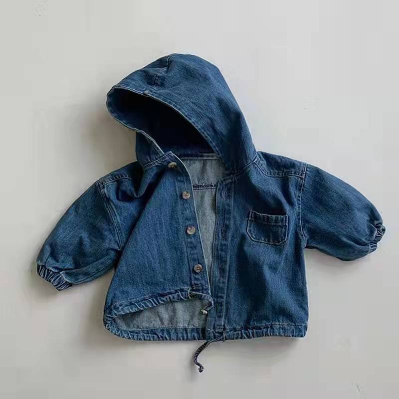 Veste à capuche Denim Corduroy Casual