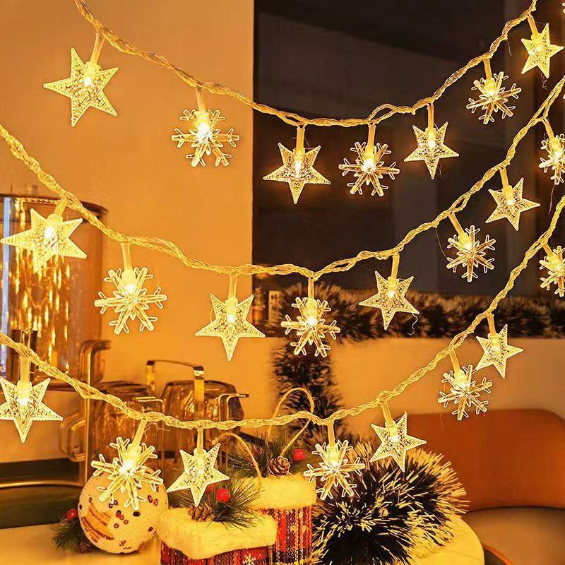 Chaîne de lumière Patio à LED de Noël