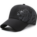 Men's and Women's Matching Mesh Dragon Pattern Imprimé Quick-Dry Respirant Fashion Trend