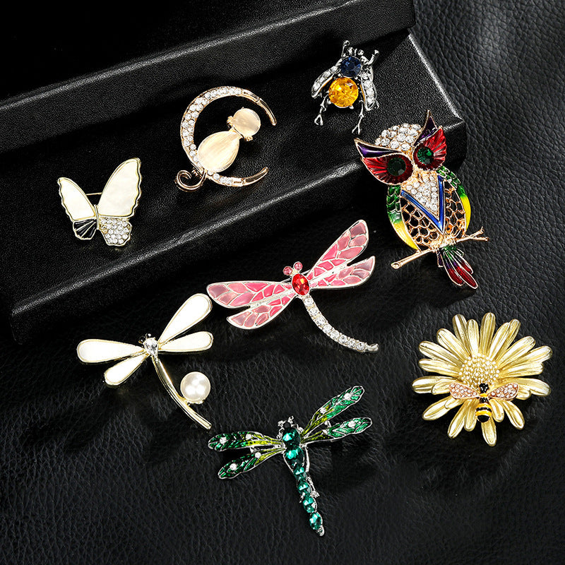 Broche animale polyvalente en alliage minimaliste