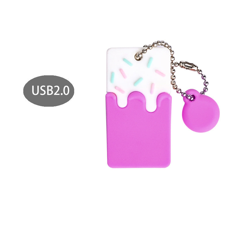 Little Cake Mini Cute Girl Mobile Anti-loss Pendant U Disk