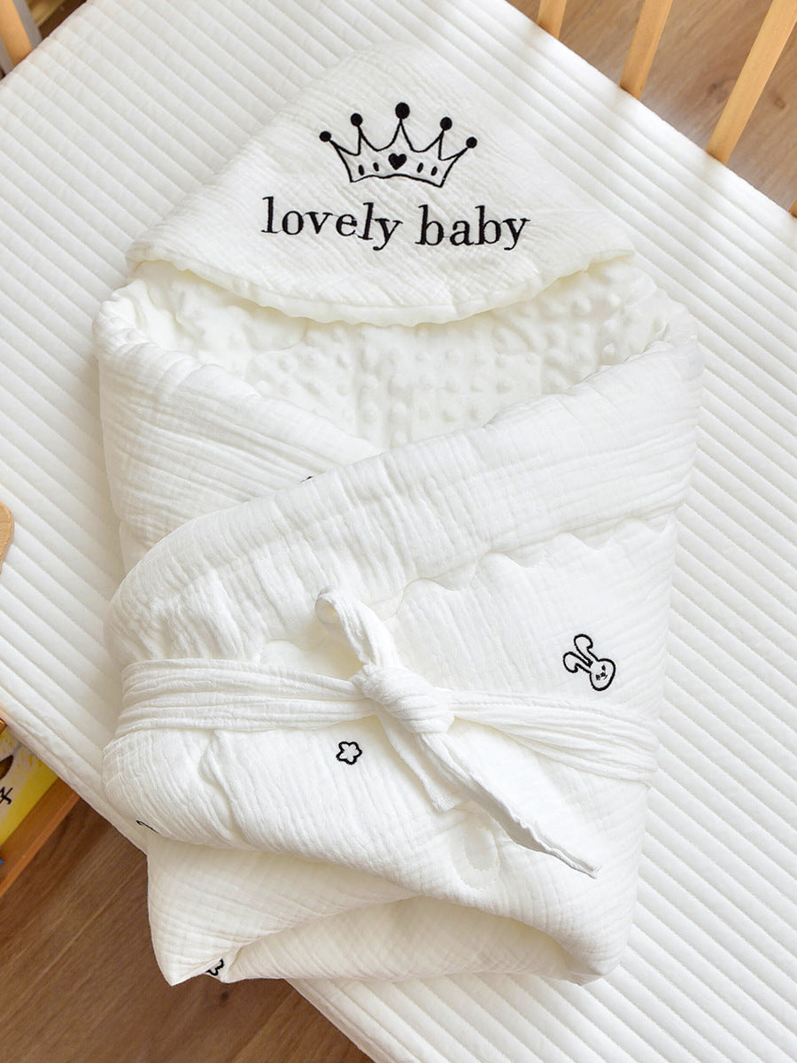 Couverture de swaddle épaisse pour les bébés pour prévenir le réflexe de démarrage