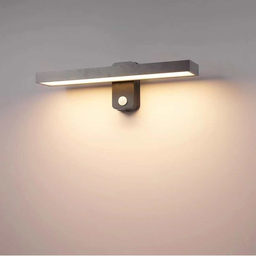 Outdoor 360-Degree Rotating Motion-Sensor Wall Light