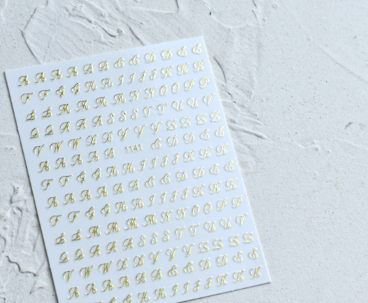 Women's Gilding Nail Care Sticker