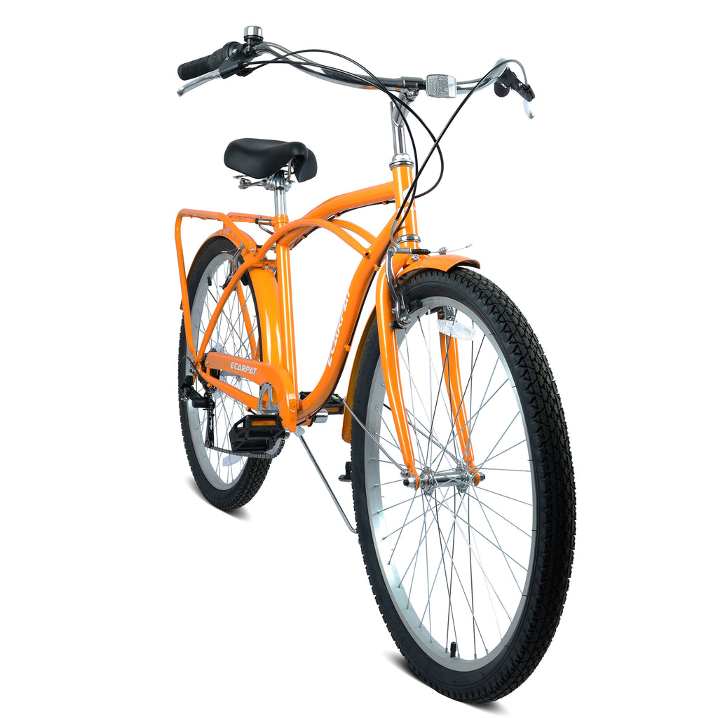 A26265B Vélo de croisière de plage de 26 pouces à 7 vitesses pour hommes et femmes