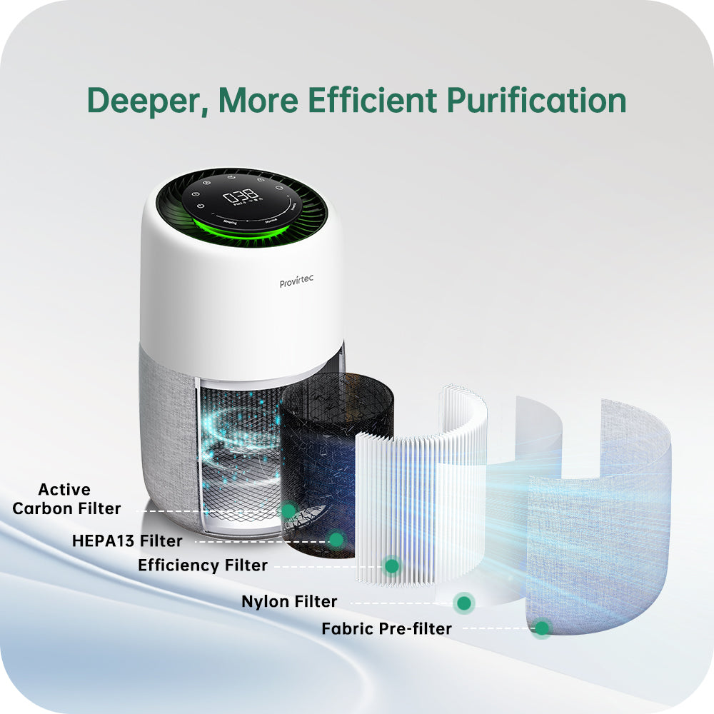 Air Purifer pour la maison Allergies et animaux de compagnie Hai Fumers dans la chambre Pet Ai Purifer Acte amélioré