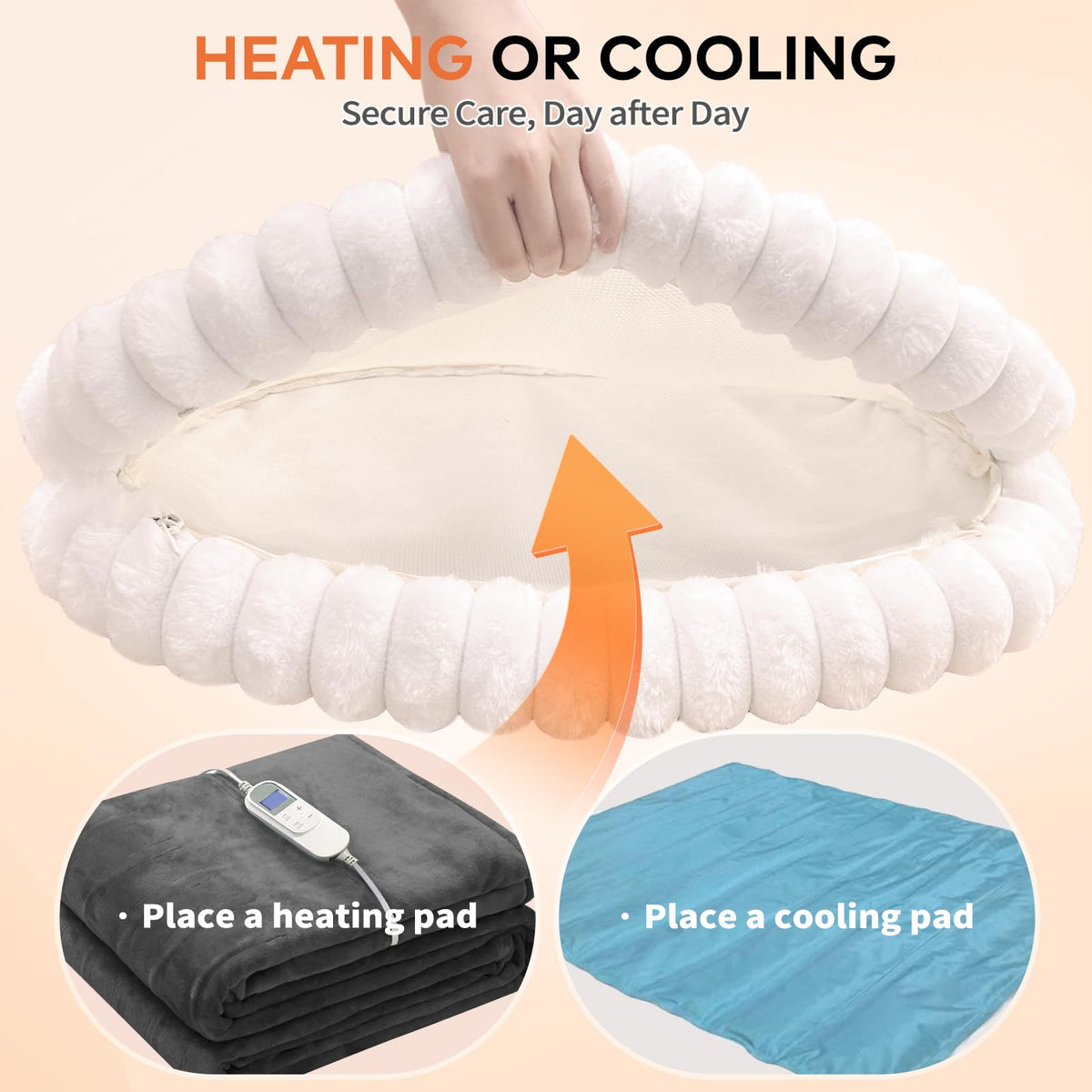 Perche de fenêtre de chat Cloud pour les chats intérieurs Hamac lit pliable Coussin réversible amovible W