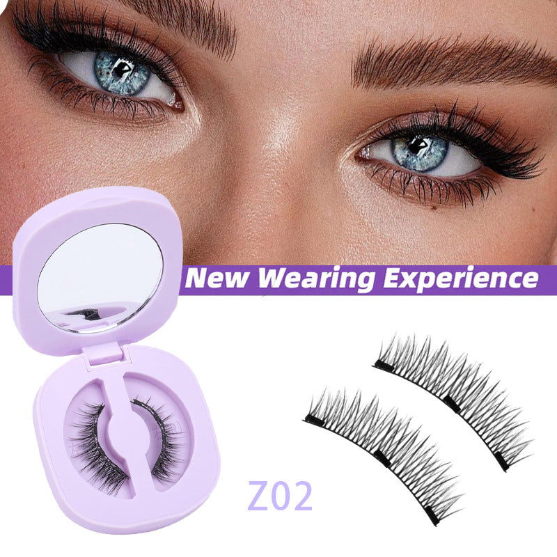 Faux cils magnétiques naturels sans colle