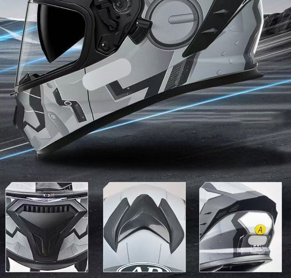 Unisex Four-Season Universal Motorcycle Helmet