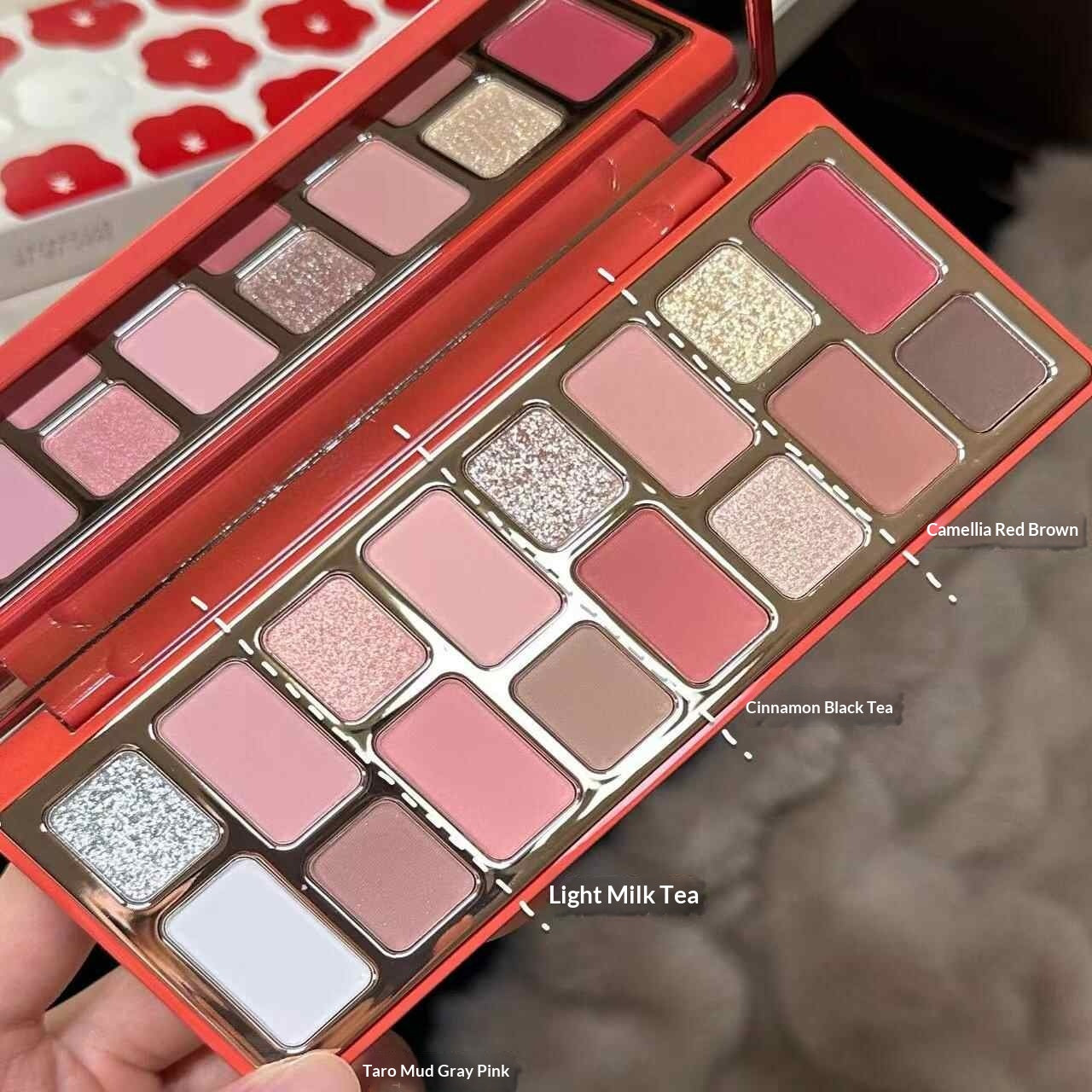 Palette à paupières de 16 couleurs Matte et finitions Shimmer pour Cosplay