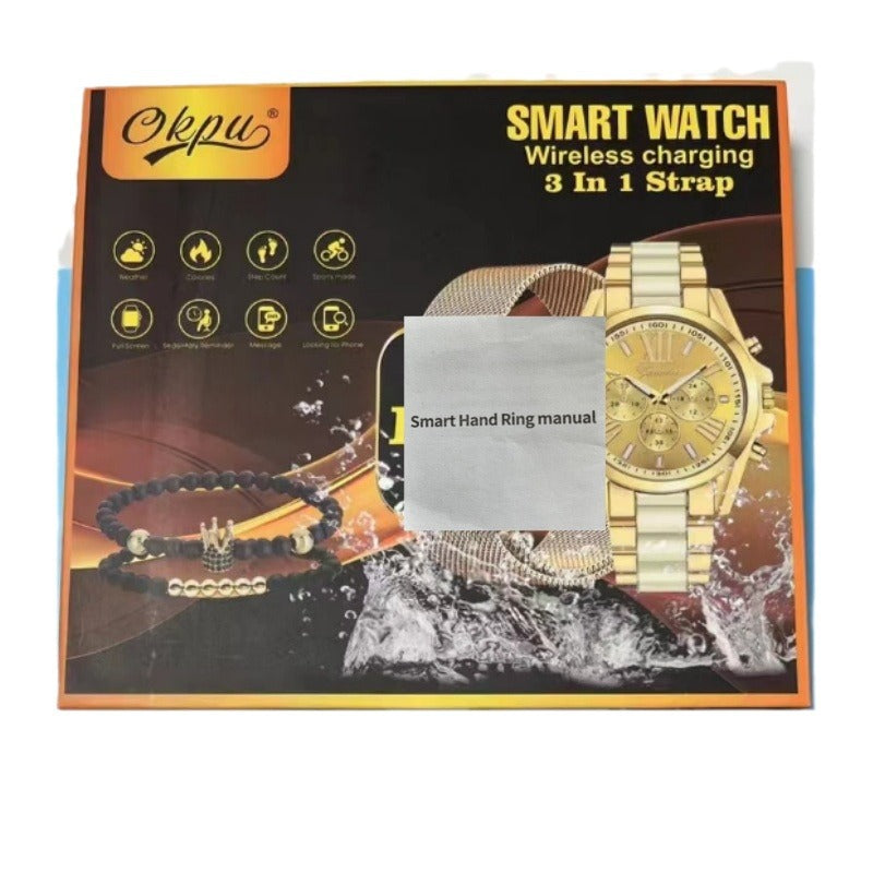 D68 Smart Watch Surveillance de la santé Bluetooth Appel