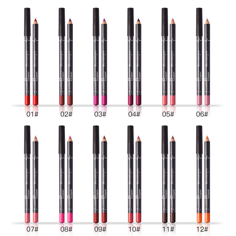 Crayon à lèvre 12 couleurs
