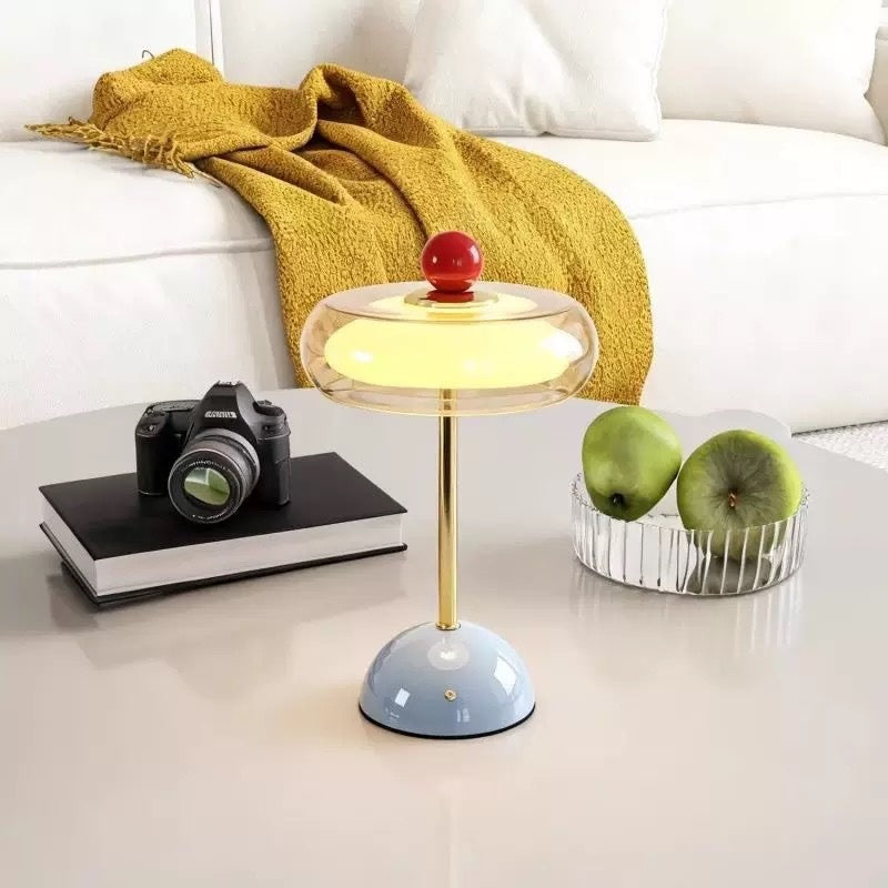 Lampe de table danoise rétro luxureuse