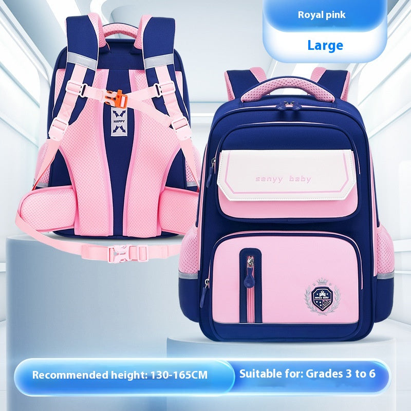 Sac à dos protecteur de la tige pour enfants avec hydrofuge Grande capacité Oxford Cloth Schoo