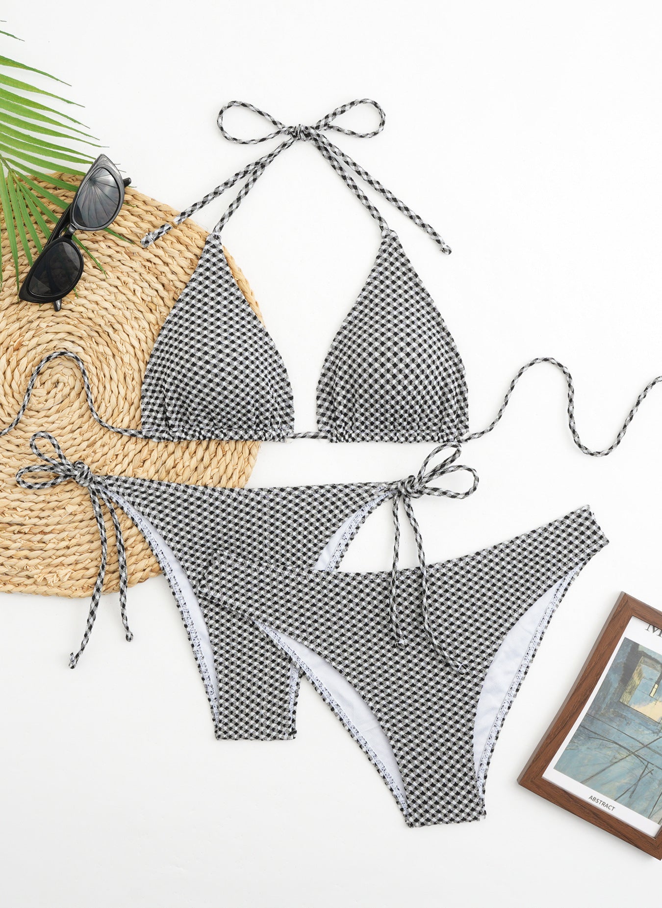 Maillot de bain bikini en trois parties
