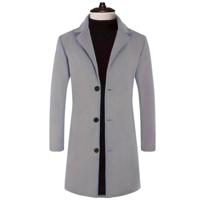 Men's Loose and Confortable Trench Coat