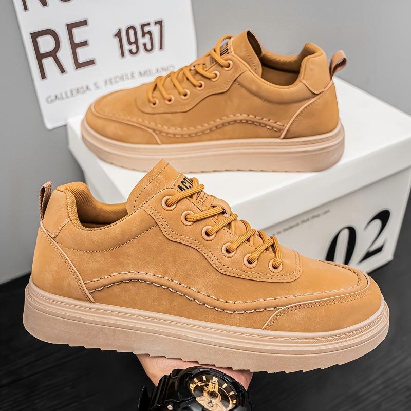 Sneakers de plate-forme respirant pour hommes