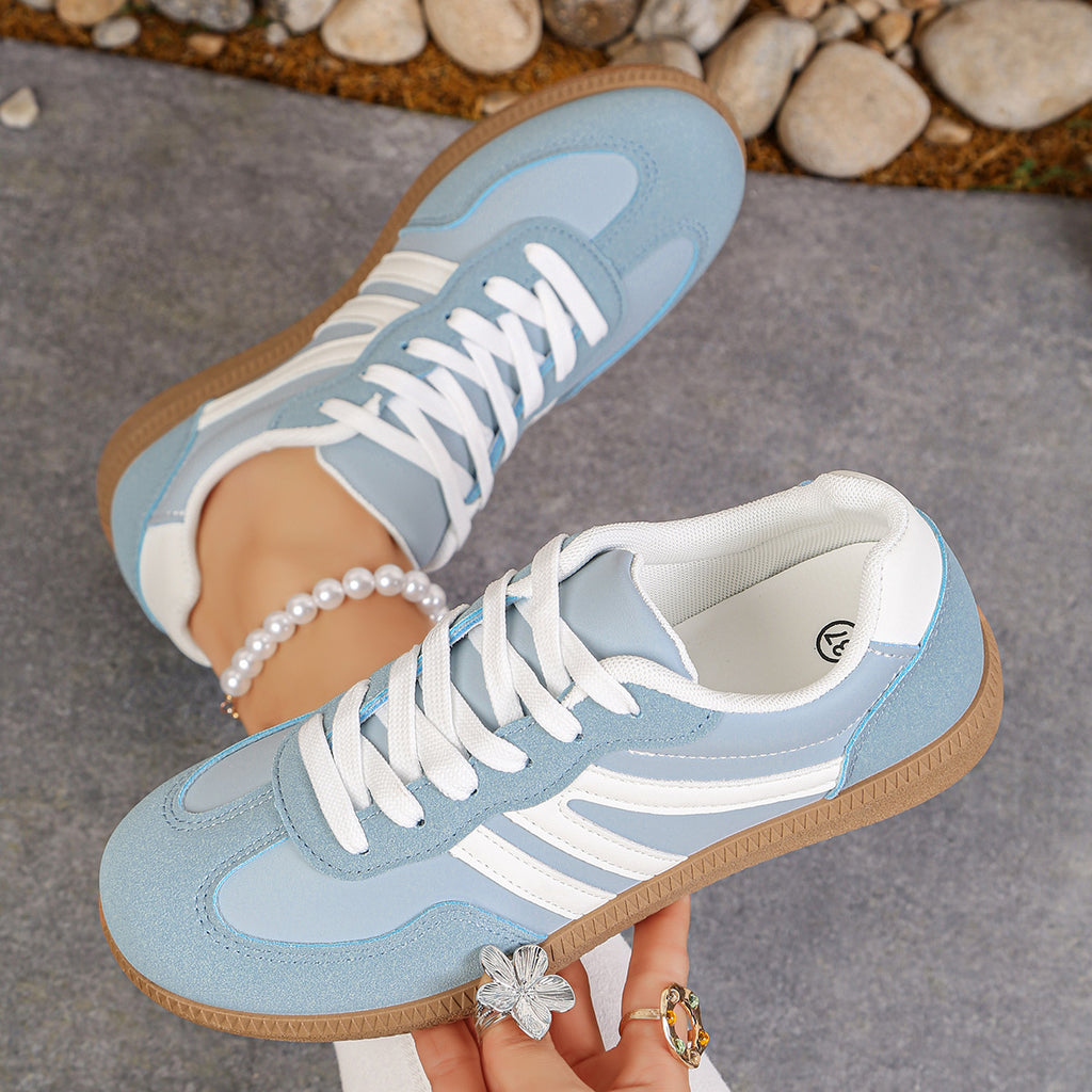 Fashion Casual Tout-match Couleur Matching Lace-up Chaussures