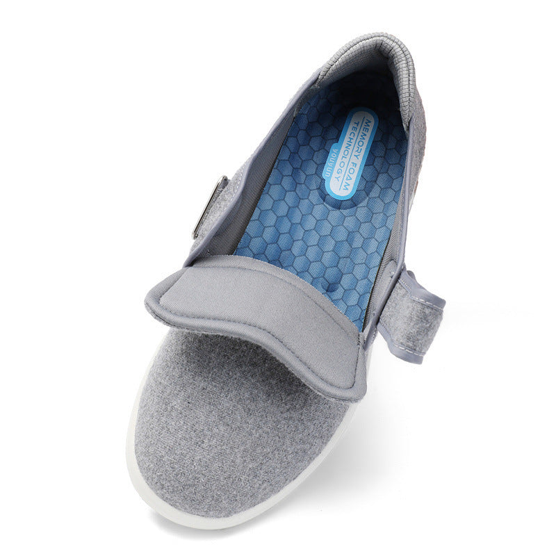 Velcro-fermeture Mi-à-adulte tardif Soft-soled Sneakers antidérapants légers