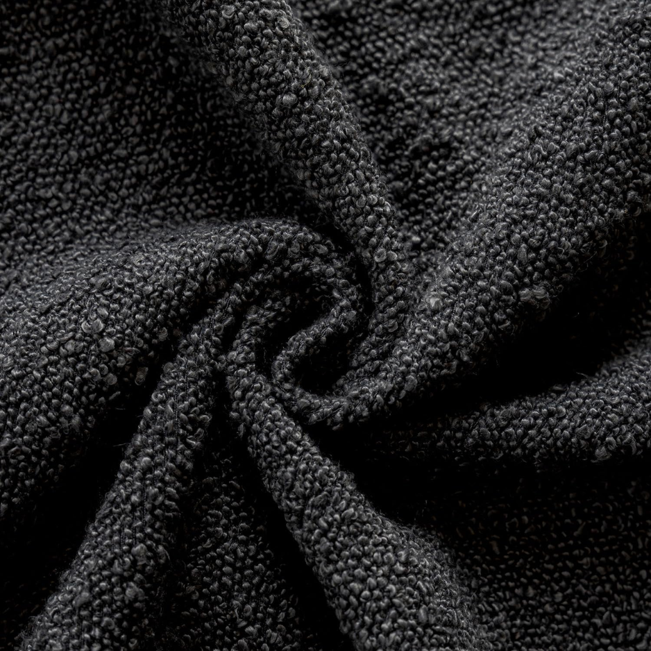Couverture d'oreiller décoratif texturé à boucle 18x18 pouce