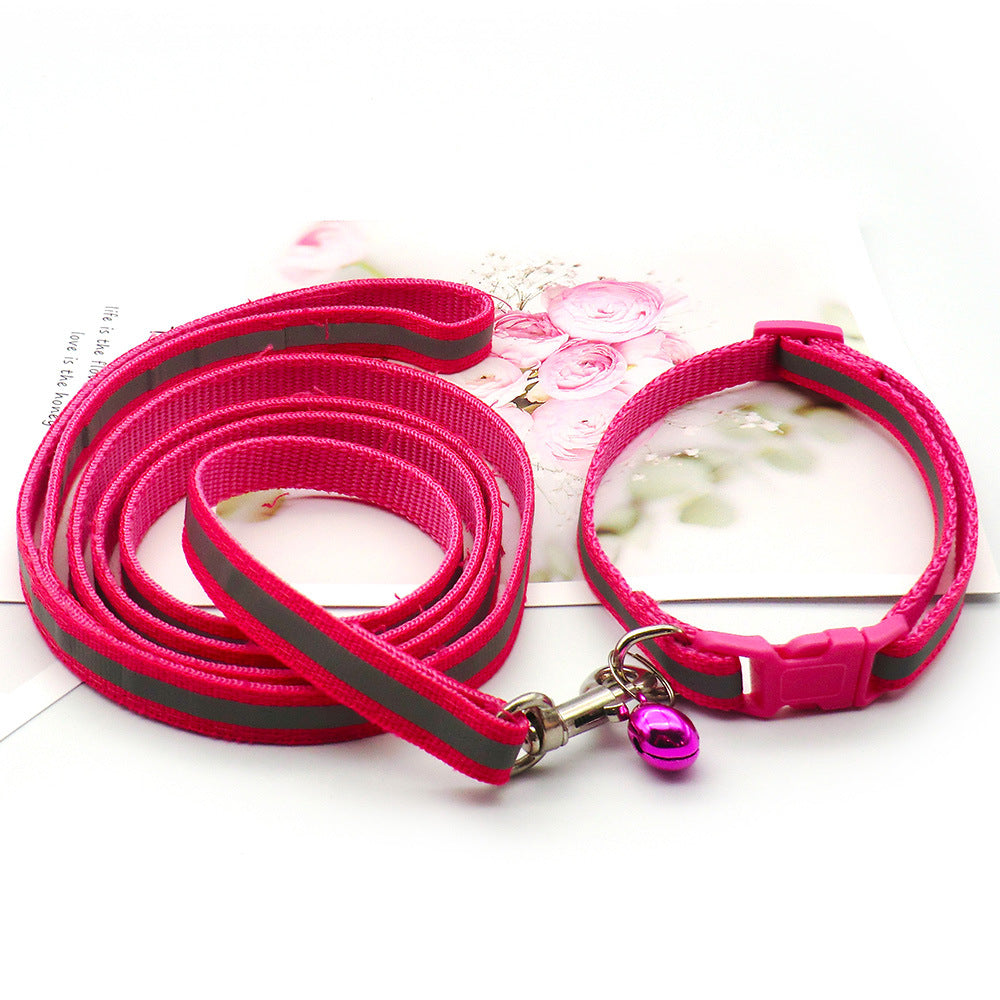 Enceinte pour chien avec bande réfléchissante pour chiens