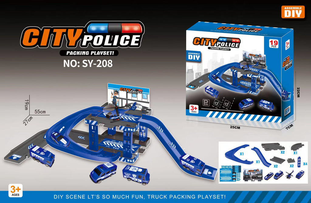 Jouets coulissants de voiture de piste pour enfants