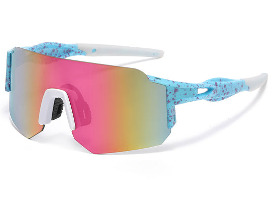Lunettes de soleil enduites de couleur