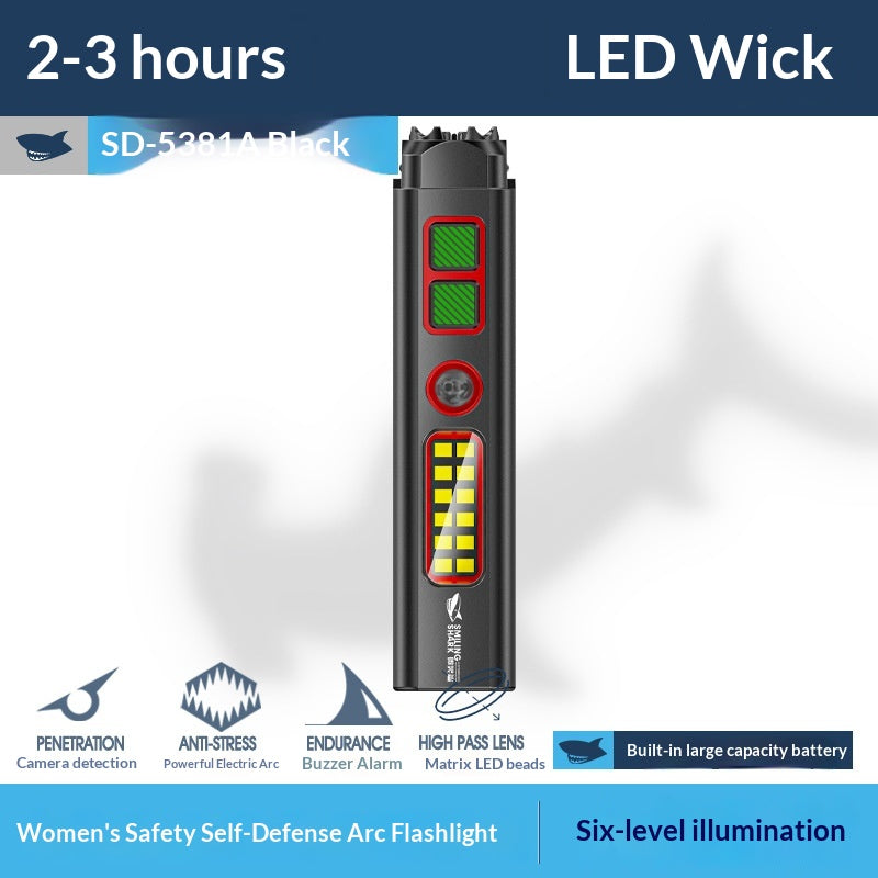 Lampe de poche à éclairage extérieur multifonction