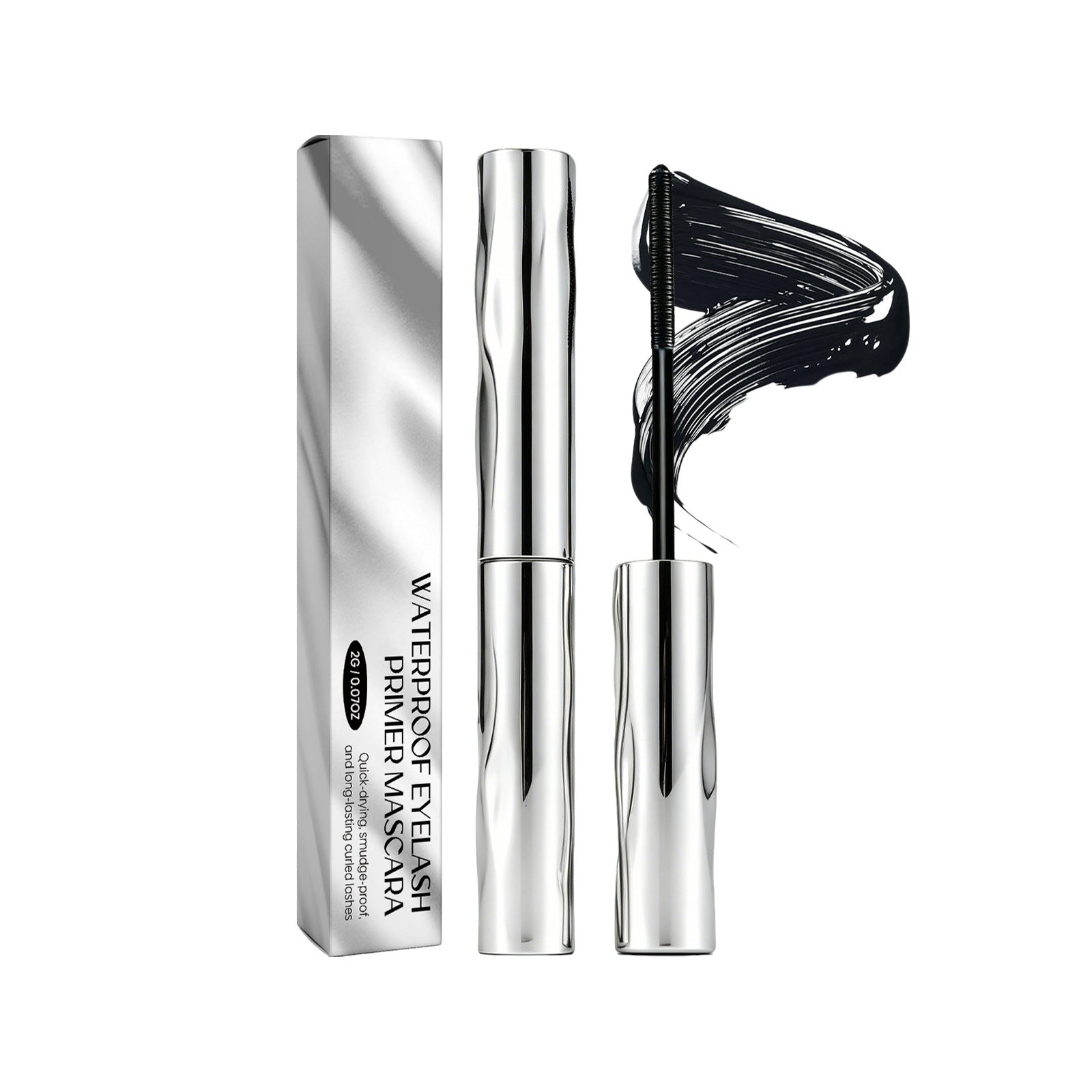 Mascara noir de curling imperméable avec une texture naturelle légère