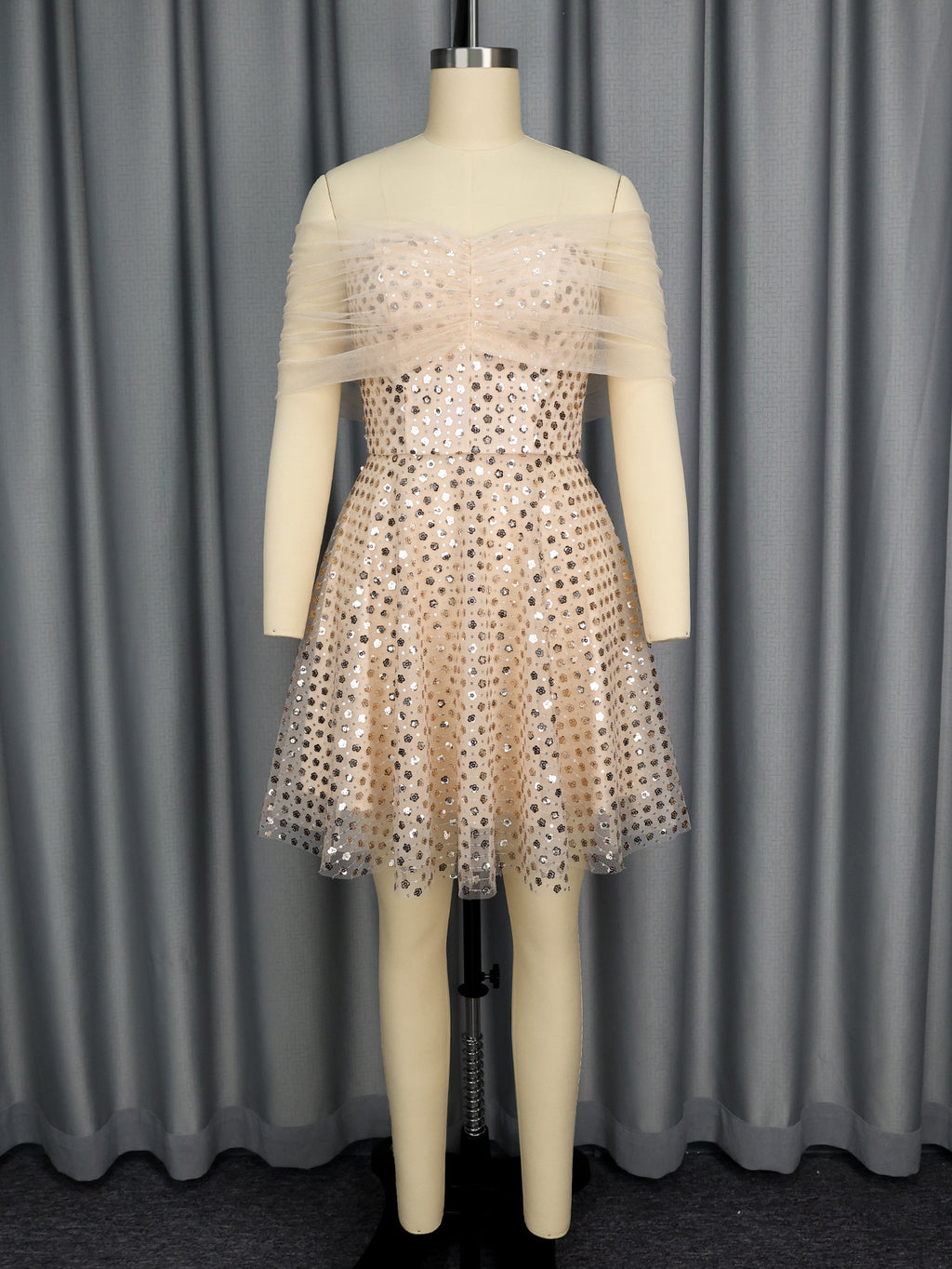 Robe de soirée en haut Robe de fête de l'épaule