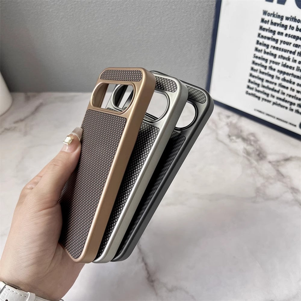 Fashion Personnalité Carbon Fibre Texture Phone Case